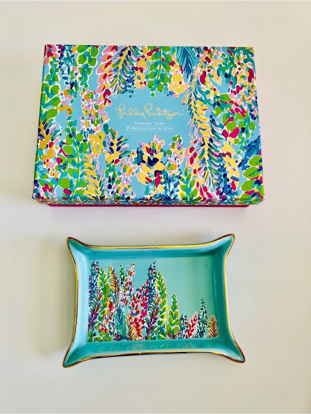NWT Lilly Pulitzer Trinket Tray featured in catch the wave!